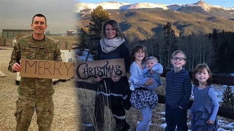 Military wife includes deployed husband in family Christmas photo ...