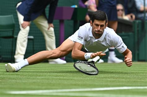 Wimbledon 2021: Slipping and sliding Djokovic wins