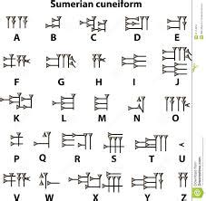 Sumerian Writing System - Sumerians