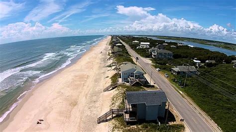 Fly over at Surf City, NC - YouTube