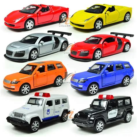 Miniature Toy Cars Model Non Remote Alloy Plastic Kids Toys Car 1:64 Toy Model Cars Diverse ...