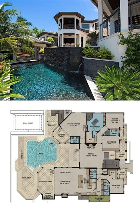 Beach Mansion Floor Plan, Beach House Mansion, Florida Mansion, House ...