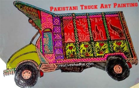 Easy and Unique Pakistani TruckArt GlassPainting Tutorial | Truck art, Glass painting ...