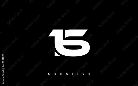 16 Letter Initial Logo Design Template Vector Illustration Stock Vector | Adobe Stock