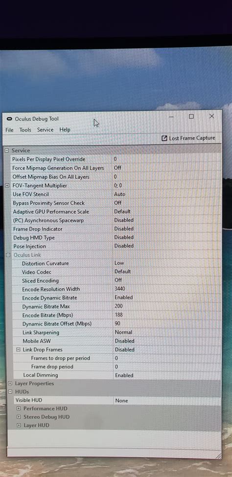 Oculus Debug Tool Performance Settings : r/oculus