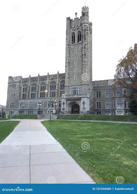 Western University Campus Building Editorial Photograph Editorial Image - Image of building ...