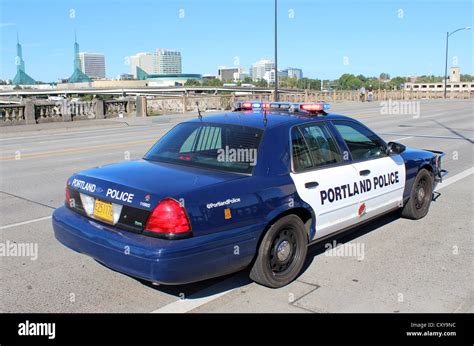 Police car, Portland police car, Oregon, USA Stock Photo - Alamy