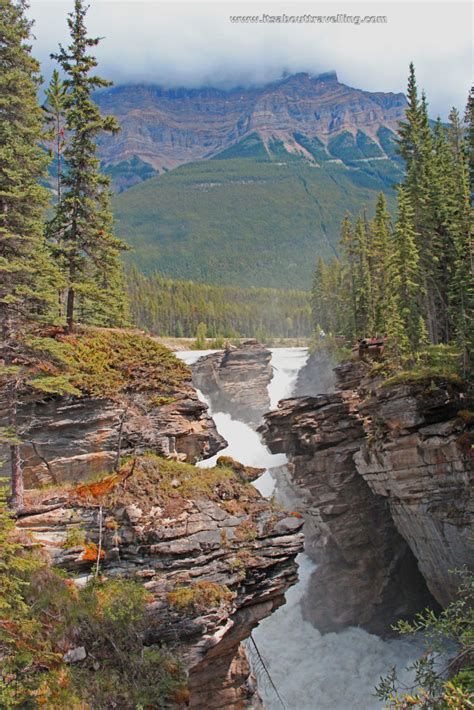 Athabasca Falls in Jasper National Park, Alberta, Canada