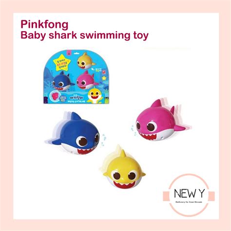 [Pinkfong] Baby shark swimming toy/ Wind-up toy/ Daddy shark/ Mommy ...