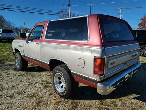 1989 Dodge Ramcharger 4x4 - Classic Dodge Ramcharger 1989 for sale