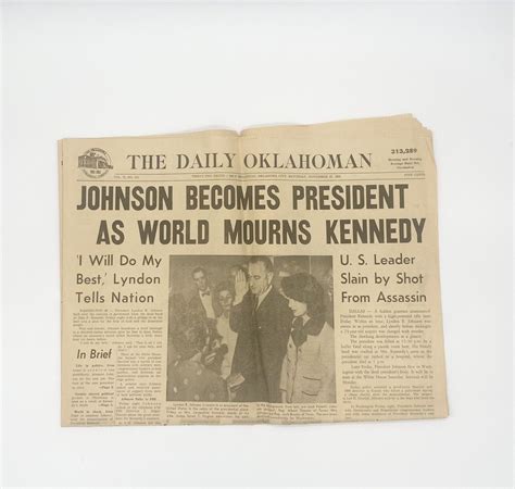 📰 The Daily Oklahoman November 23, 1963 - Kennedy Assassination | eBay