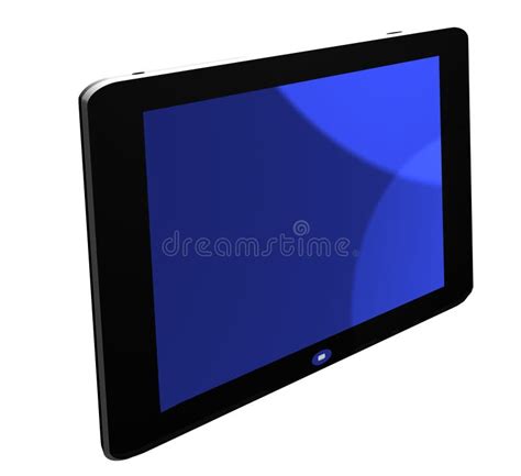 Blue TV screen stock illustration. Illustration of multitouch - 17013263