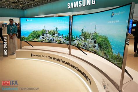 Samsung 8k Curved tv ......7480*4320 resolution ! Displayed at IFA 14 - 9GAG