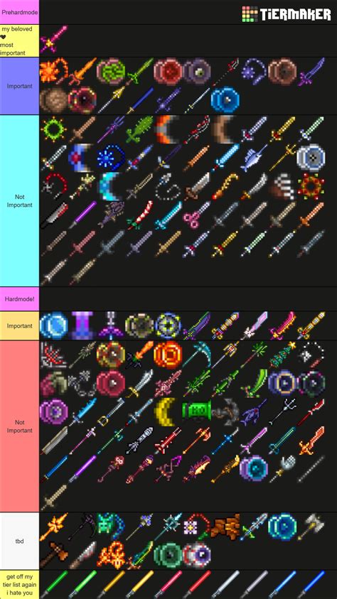 Terraria accessories tier list