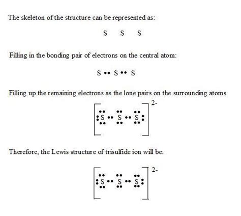 S3 Lewis Structure