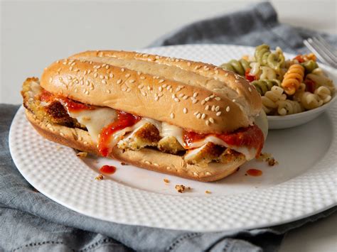 Chicken Parmesan Hoagie Sandwiches