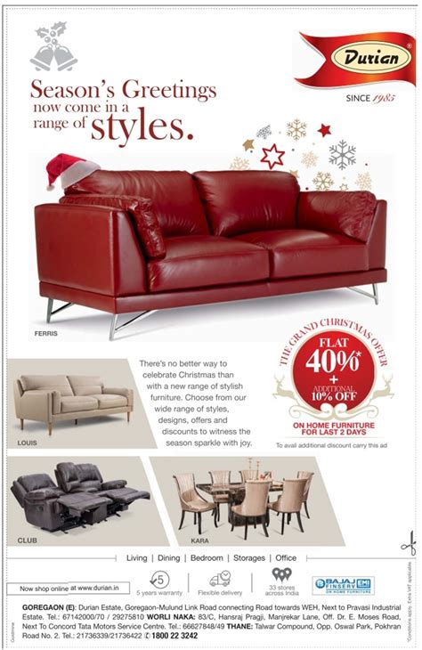 Durian Furniture - Sale / Mumbai | SaleRaja