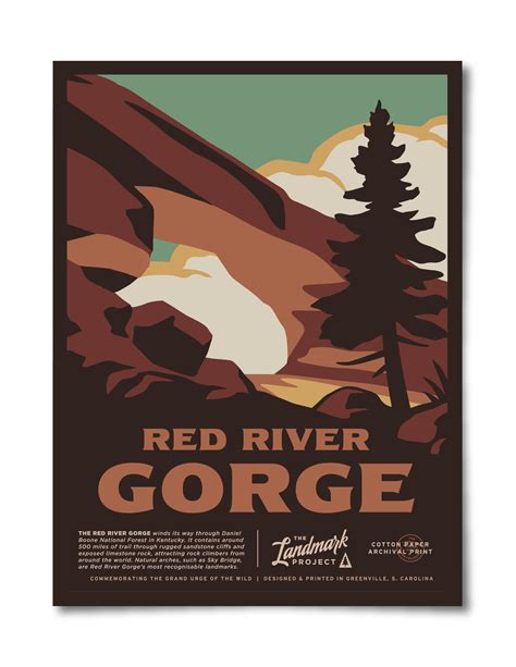 Red River Gorge Poster – Landmark Wholesale