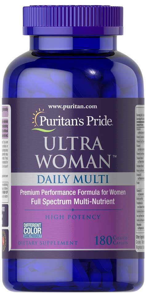 Ultra Women Daily Multivitamin 180 Caplets | Puritan's Pride