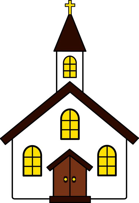 Little Church Building - Free Clip Art