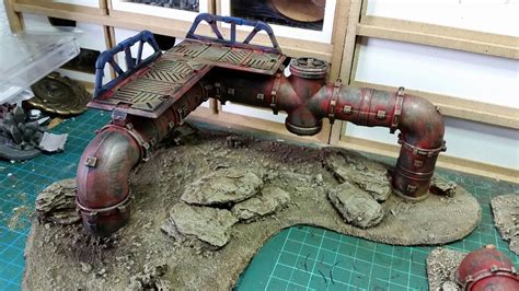 The Anarchy of Anton!: Mantic plastic pipe terrain for Gorkamorka / This is not a Test