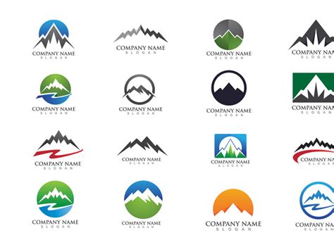 Mountain Landscape vector Logo by Upgraphic ~ EpicPxls