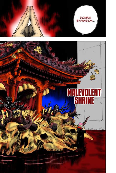 Domain Expansion: Malevolent Shrine [Jujutsu Kaisen] : r/mangacoloring