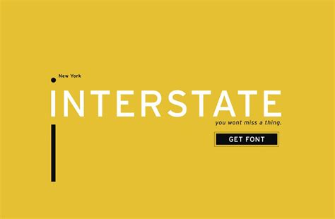 Interstate Font - Fonts Hut