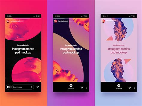 Instagram Stories Mockup | Free PSD Templates