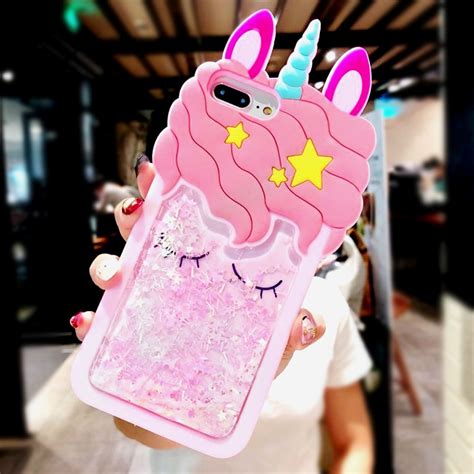 3D Liquid | Glitter Unicorn iPhone Case | Unilovers