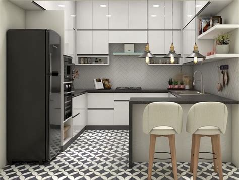 White Kitchen design | White kitchen design, Kitchen design, Small house design