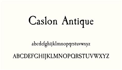 Caslon Antique Font Ailesi font - Caslon Antique Font Ailesi font download