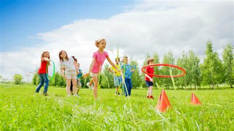 Toddlers Playing Outside At Daycare