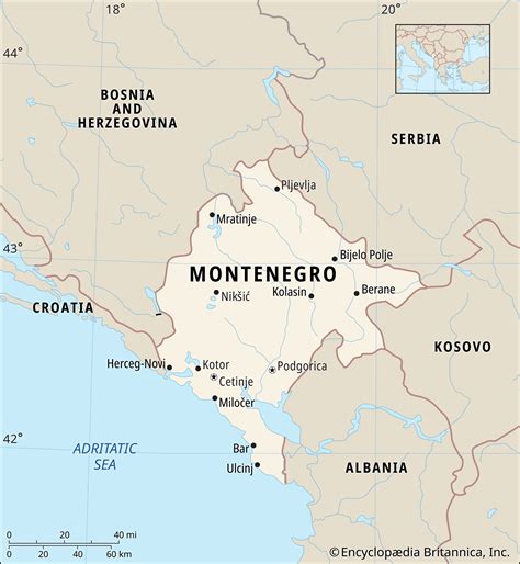 Montenegro | History, Population, Capital, Flag, Language, Map, & Facts ...