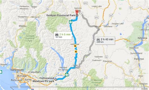 Spences Bridge, Hells Gate, And More With Regard To Hells Gate State Park Trail Map - Printable Map