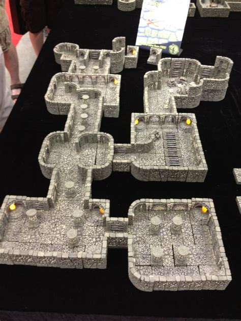 a simpler dungeon map created w/ Dwarven Forge products | Tabletop ...