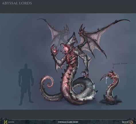 RuneScape - Abyssal Creatures, Thomas Karlsson on ArtStation at https://www.artstation.com ...