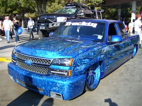 Chevy - very detailed paint job SEMA 2011 | Truck graphics, Classic trucks, Custom graphics