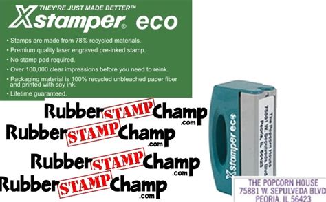 » Earth Friendly Rubber Stamp Products From Rubber Stamp Champ Rubber ...