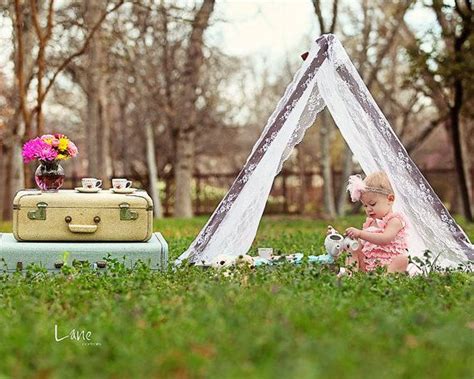 Kids Photo Props Lace Tent Cover Children Photography Prop Spring Outdoor Photo Prop ...