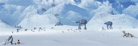 Star Wars, LEGO Star Wars, Battle of Hoth, Hoth, Battle, Atat, Snow, Artwork Wallpapers HD ...