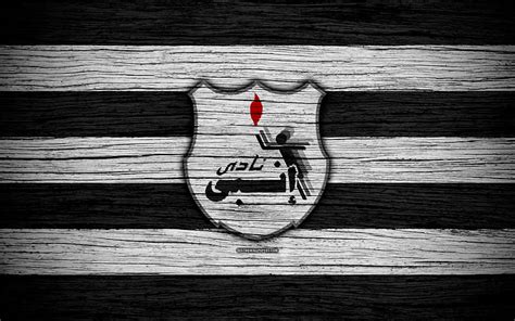 Enppi FC Egyptian Premier League, logo, soccer, Egypt, Enppi, football, wooden texture, HD ...