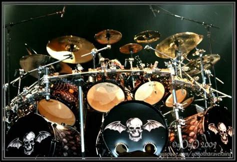 The Rev's amazing triple bass kit! From Avenged Sevenfold | Jimmy the ...