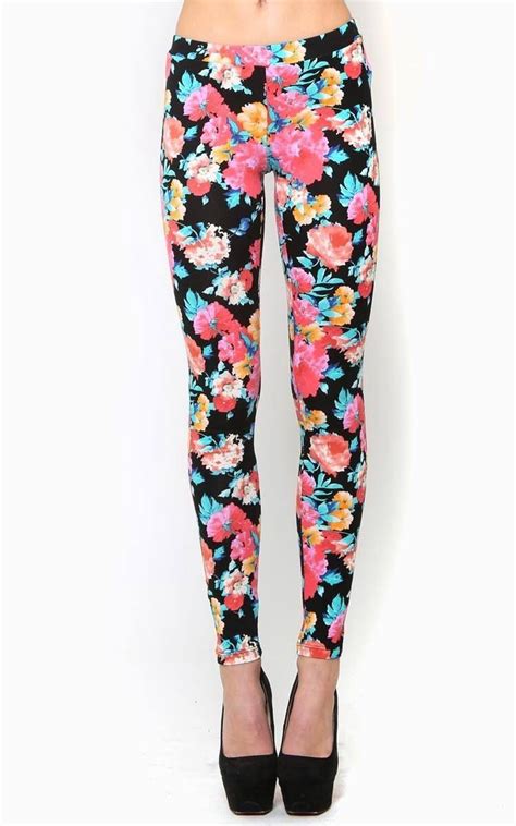 Floral leggings