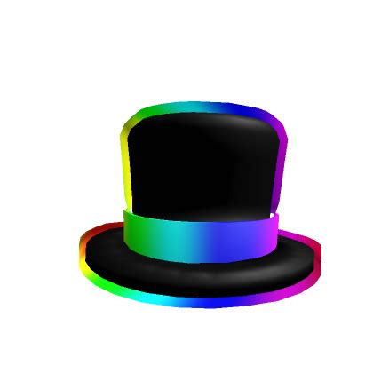 Cartoony Rainbow Banded Top Hat | Roblox Wiki | Fandom