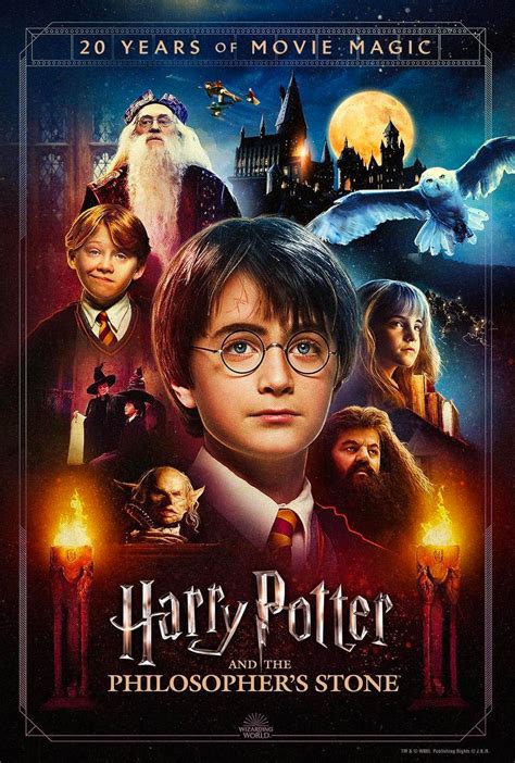 ‘Philosopher’s Stone’ 20 Years of Movie Magic poster — Harry Potter Fan Zone