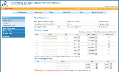 HOW TO: Book Train Tickets On IRCTC Website