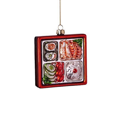 Bento Box Ornament 3.75" | THE HOLIDAY HOUSE