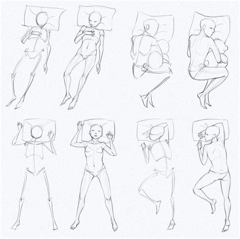 Sleeping Pose Drawing - Sitting/curled Up References | Bocamawasuag