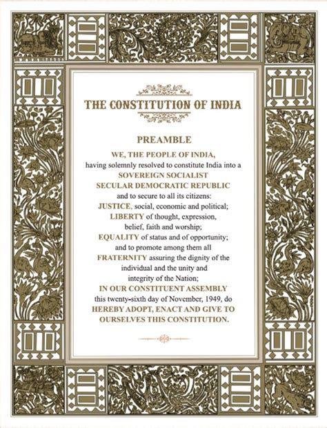 Constitution Day- MCQs On Preamble Of Our Constitution